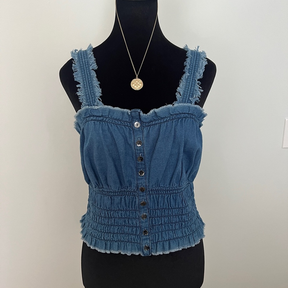 Anthropologie Pilcro Denim Top NWT